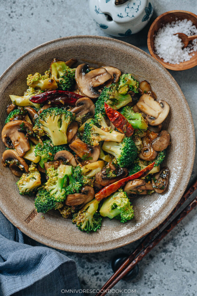 Broccoli and Mushroom Stir Fry