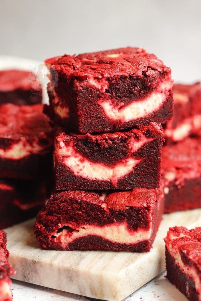 Fudgy Red Velvet Brownies: Rich, Soft and Easy to Bake