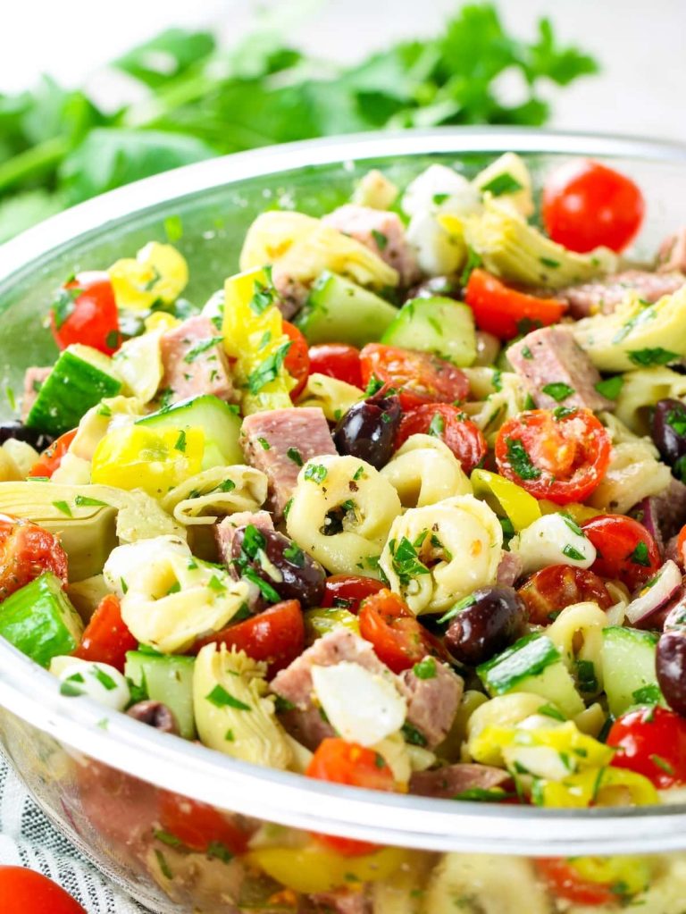 Simple Italian Tortellini Pasta Salad Recipe