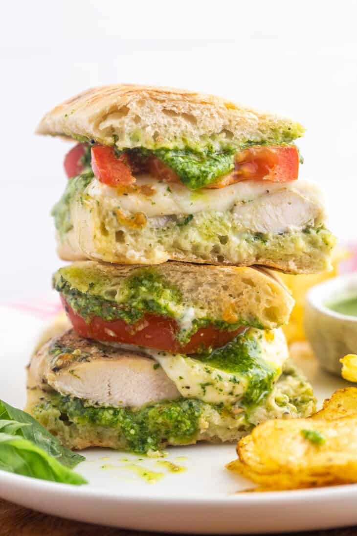 Chicken Pesto Sandwiches