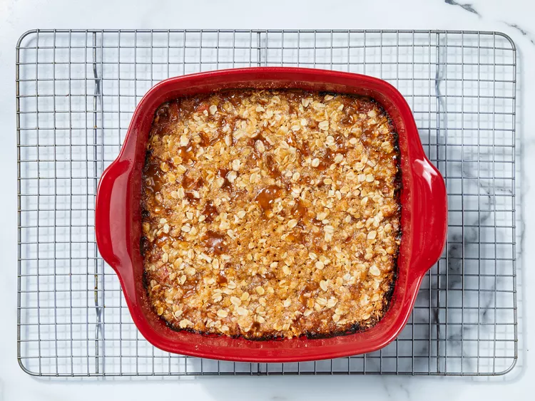 Rhubarb Crisp: Easy Sweet and Tart Dessert