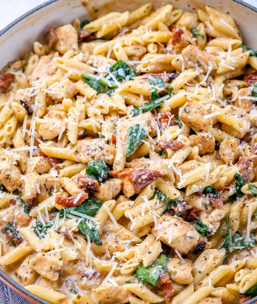 Healthy Tuscan Pasta Recipe