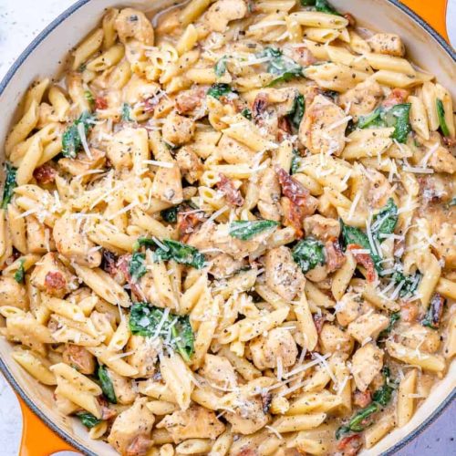 Healthy Tuscan Pasta Recipe