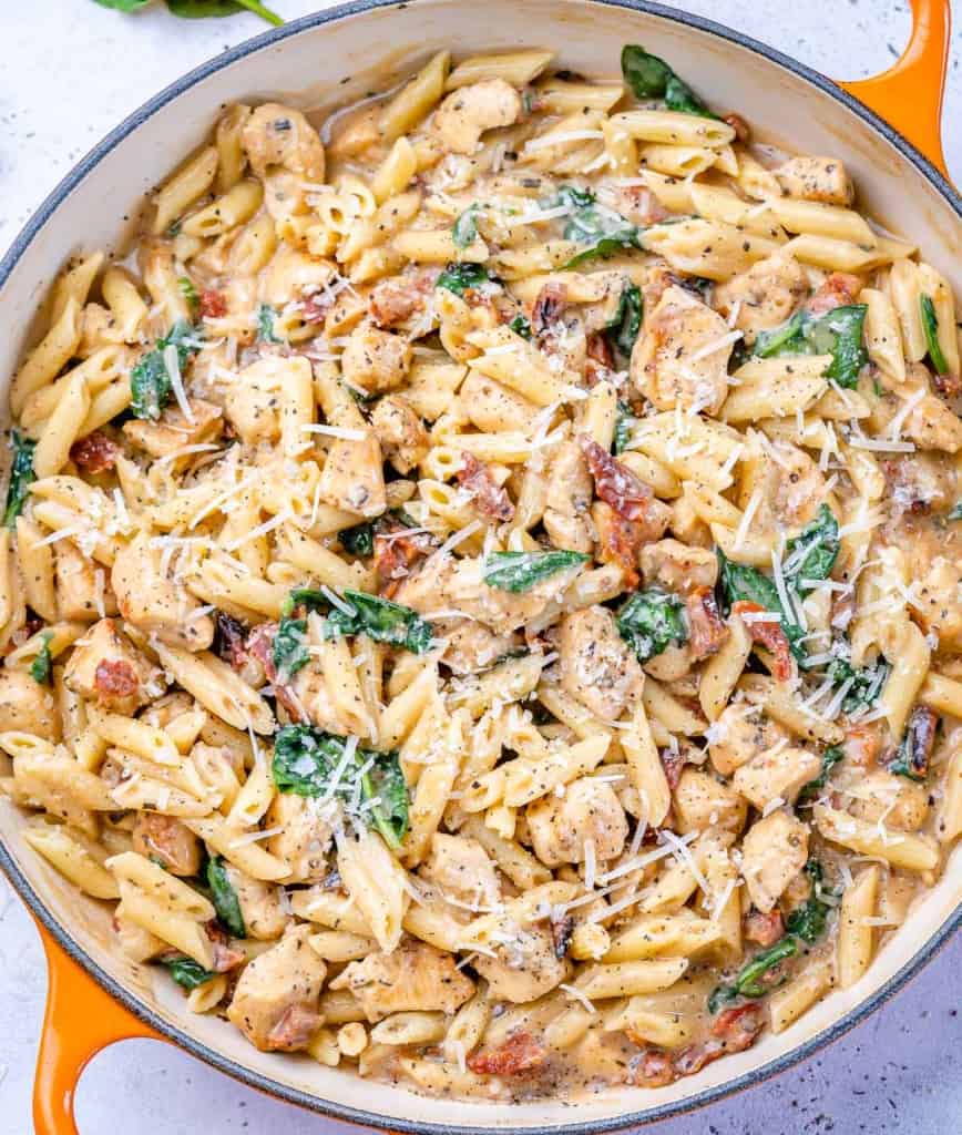 Healthy Tuscan Pasta Recipe