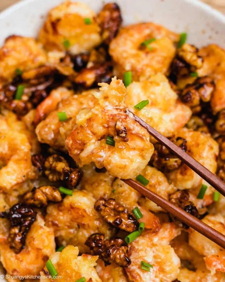 Air Fryer Honey Walnut Shrimp Recipe