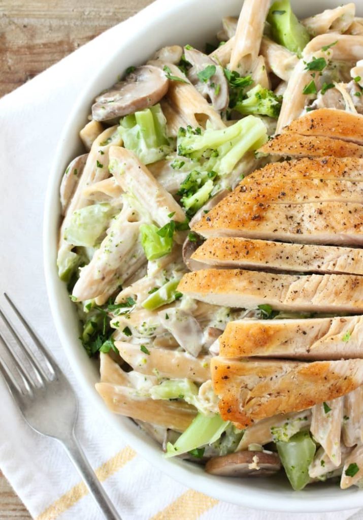 Penne with Chicken and Broccoli
