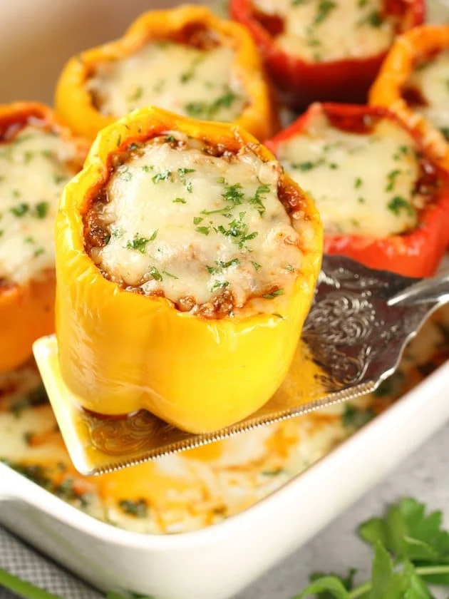 Lasagna Stuffed Peppers Recipe