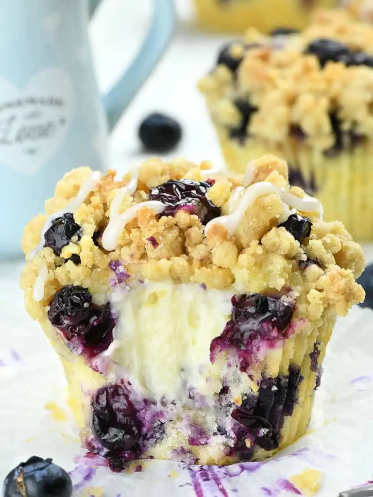 Blueberry Cream Cheese Muffins Recipe