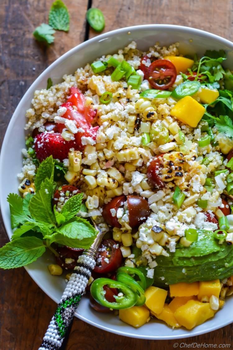 Mexican Street Corn Quinoa Salad Recipe