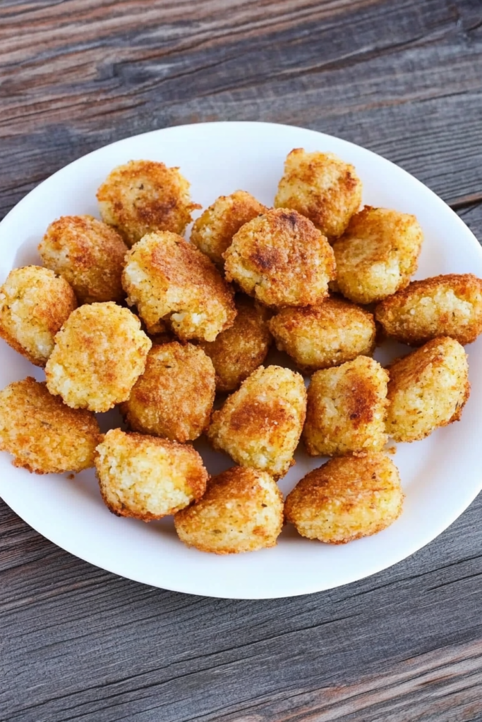Two Ingredient Cottage Cheese Tots