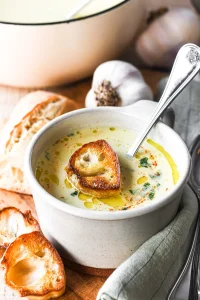 Country French Garlic Soup Recipe