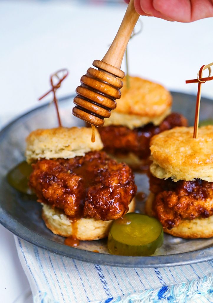 Hot Honey Chicken Biscuits Recipe 