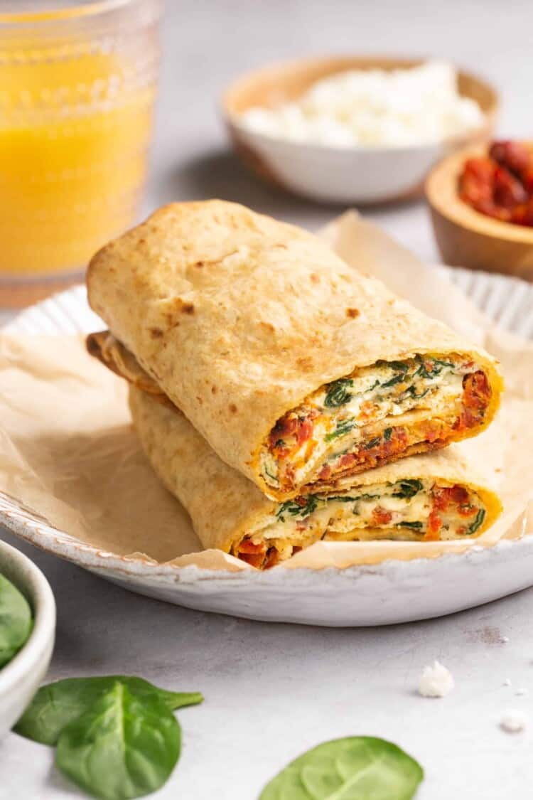 Spinach and Feta Wrap Recipe