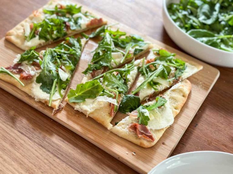 Mediterranean Prosciutto Burrata Flatbread Recipe