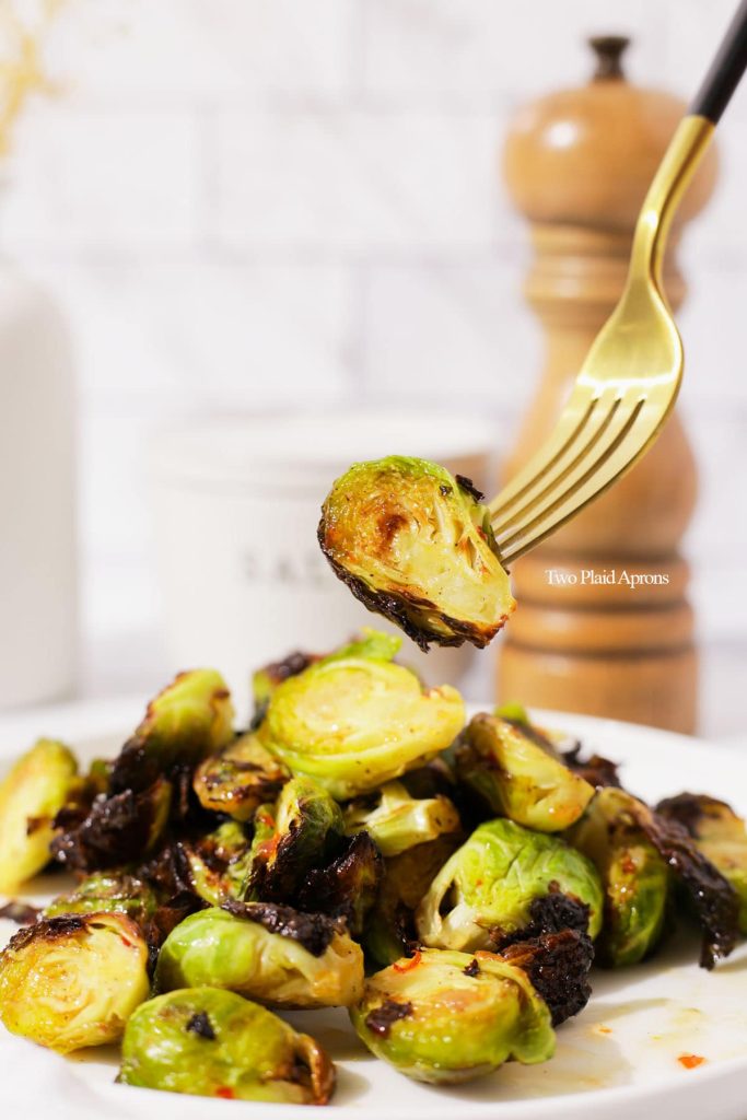 Sweet Chili Air Fryer Brussels Sprouts